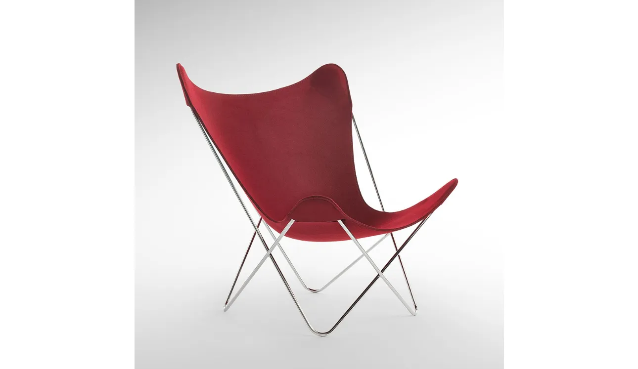 Poltroncina in tessuto Butterfly Chair Anniversary Edition di Knoll