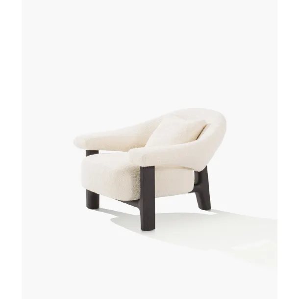 Poltrona in tessuto Owen di Poliform