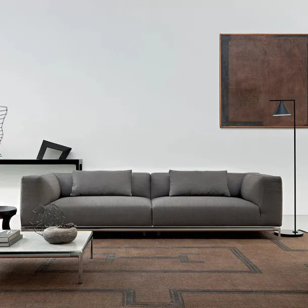 Divano in tessuto Aluzen di Alias