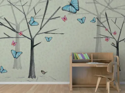 Carta da parati Butterfly di Glamora