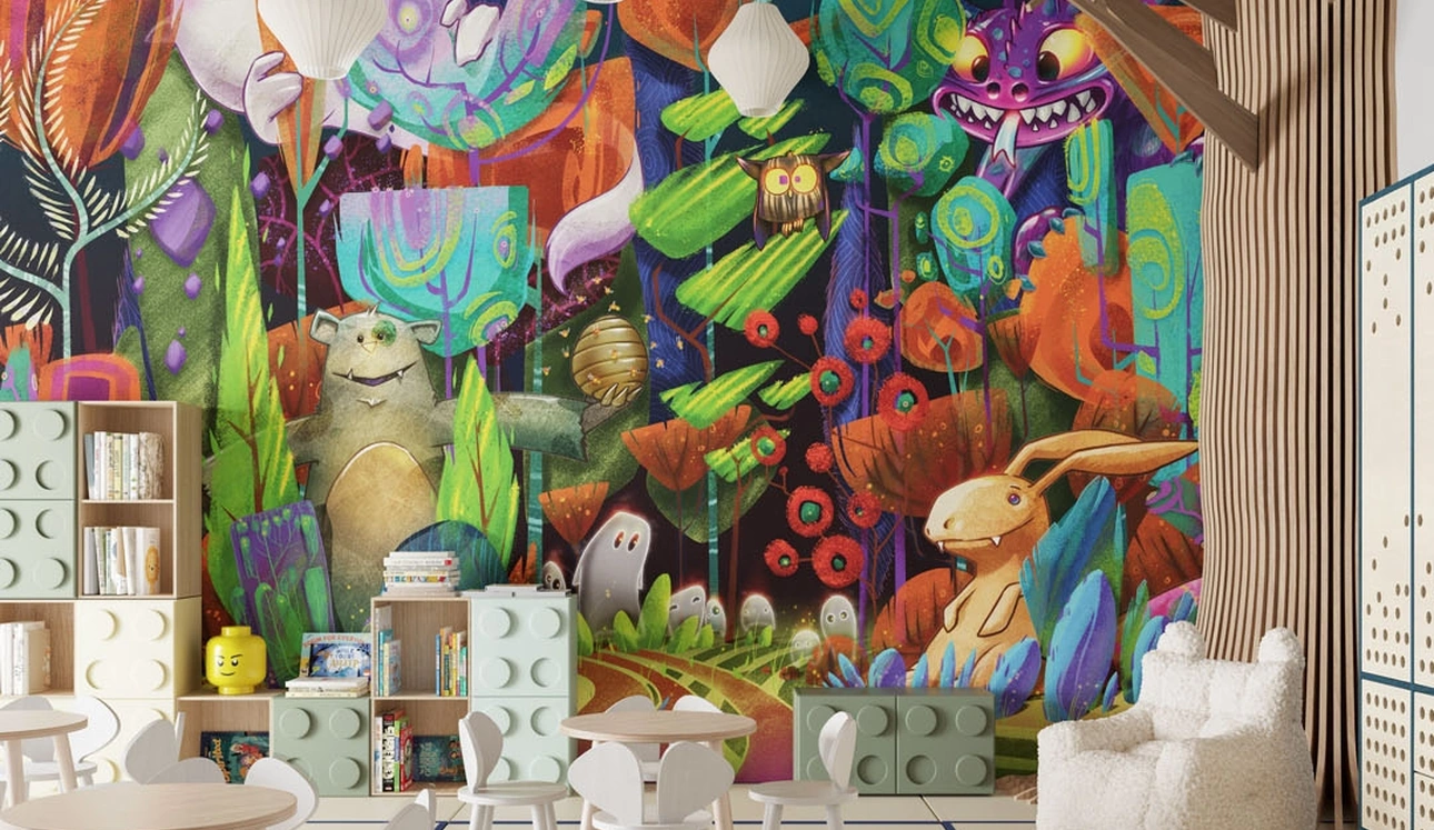 Carta da parati Fantasy Tale di Inkiostro Bianco