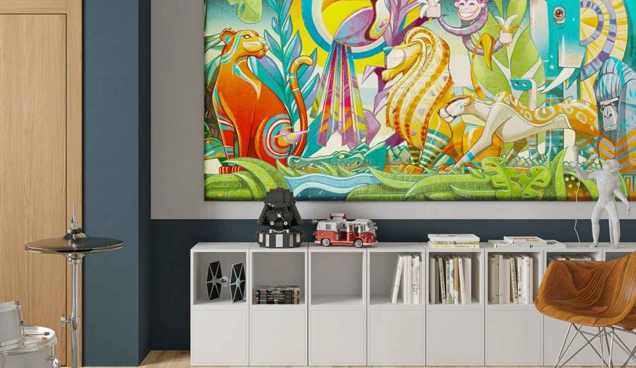 Carta da parati Friends di Inkiostro Bianco