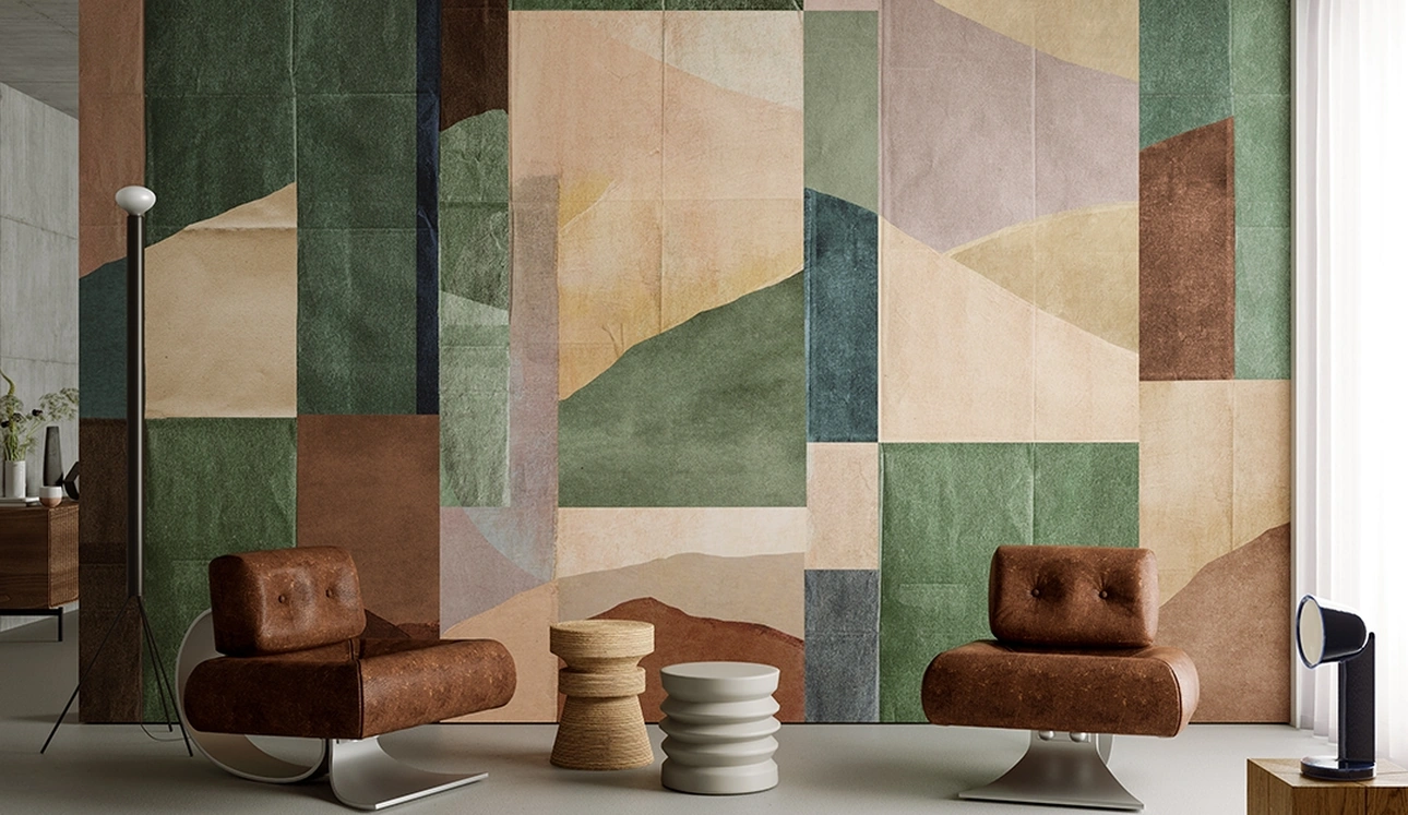 Carta da parati Japonisme Inkiostro Bianco