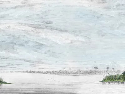 Carta da parati Lake di Inkiostro Bianco