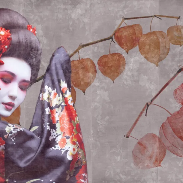 Carta da parati Maiko di Inkiostro Bianco