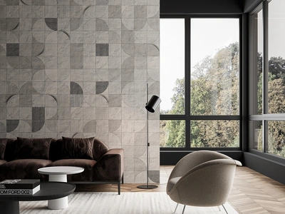 Carta da parati Mosaico lunare di Inkiostro Bianco