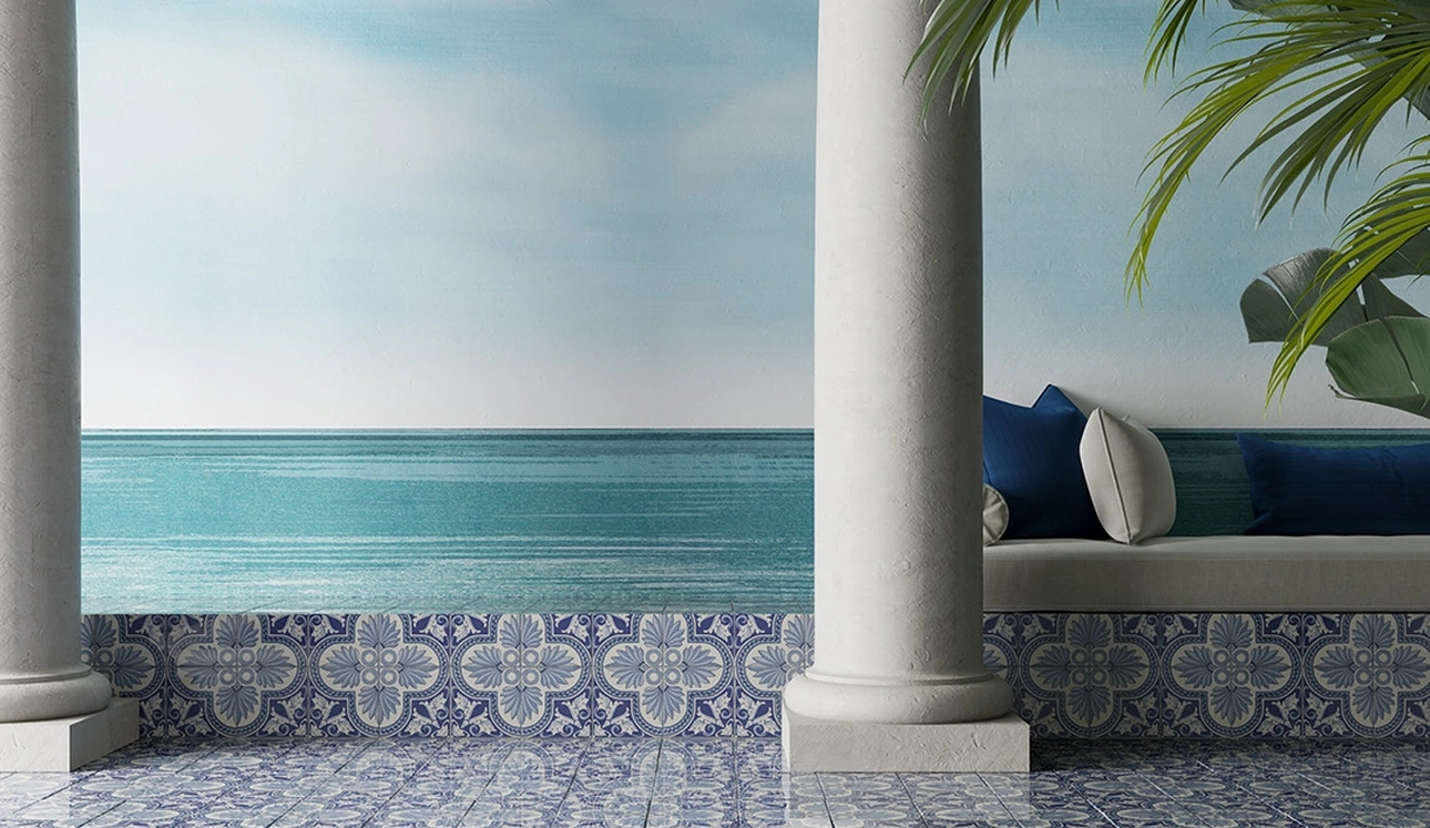 Carta da parati Oltremare di Inkiostro Bianco