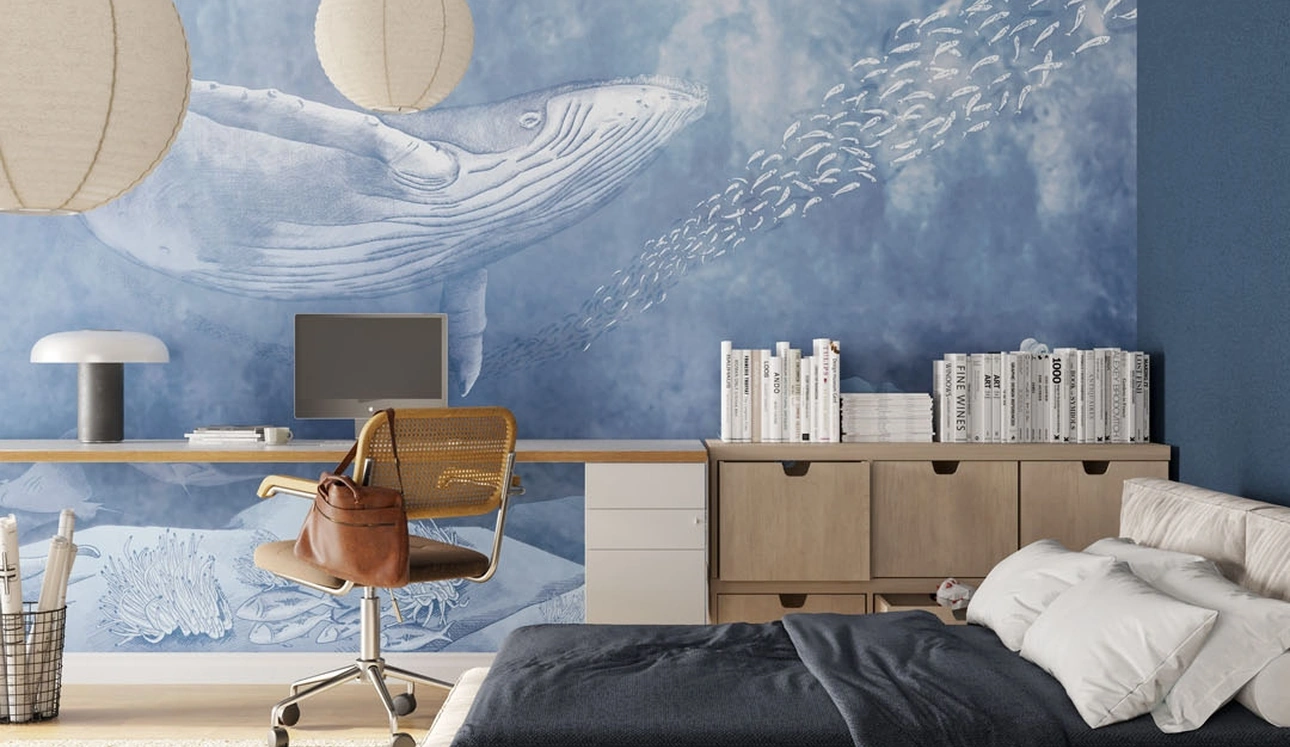 Carta da parati Pelagos di Inkiostro Bianco