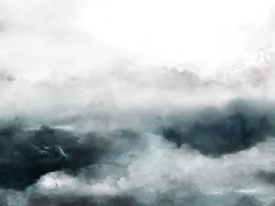Carta da parati Tempesta di Inkiostro Bianco