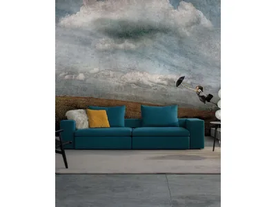 Carta da parati The Wind con illustrazione artistica di Inkiostro Bianco