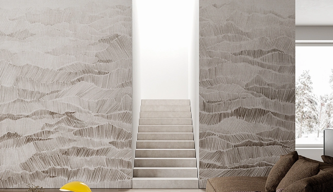 Carta da parati Yama di Inkiostro Bianco