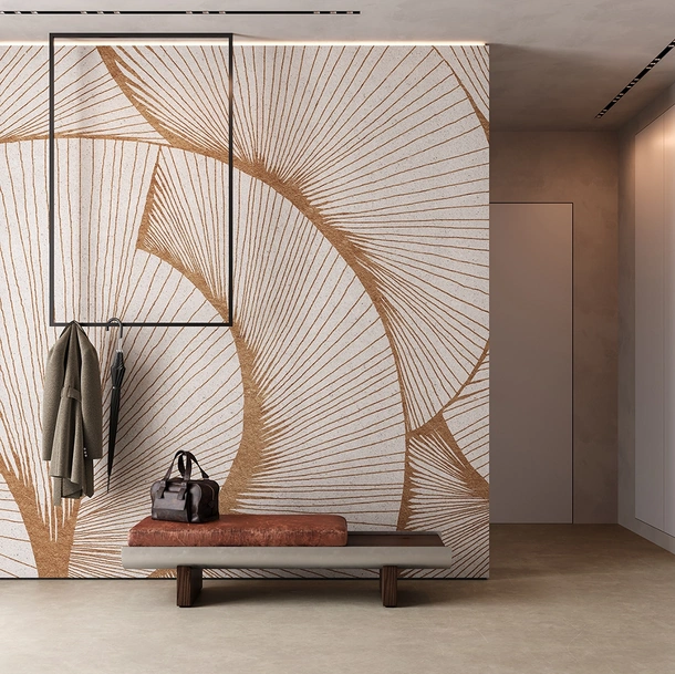 Carta da parati Zephyr di Inkiostro Bianco