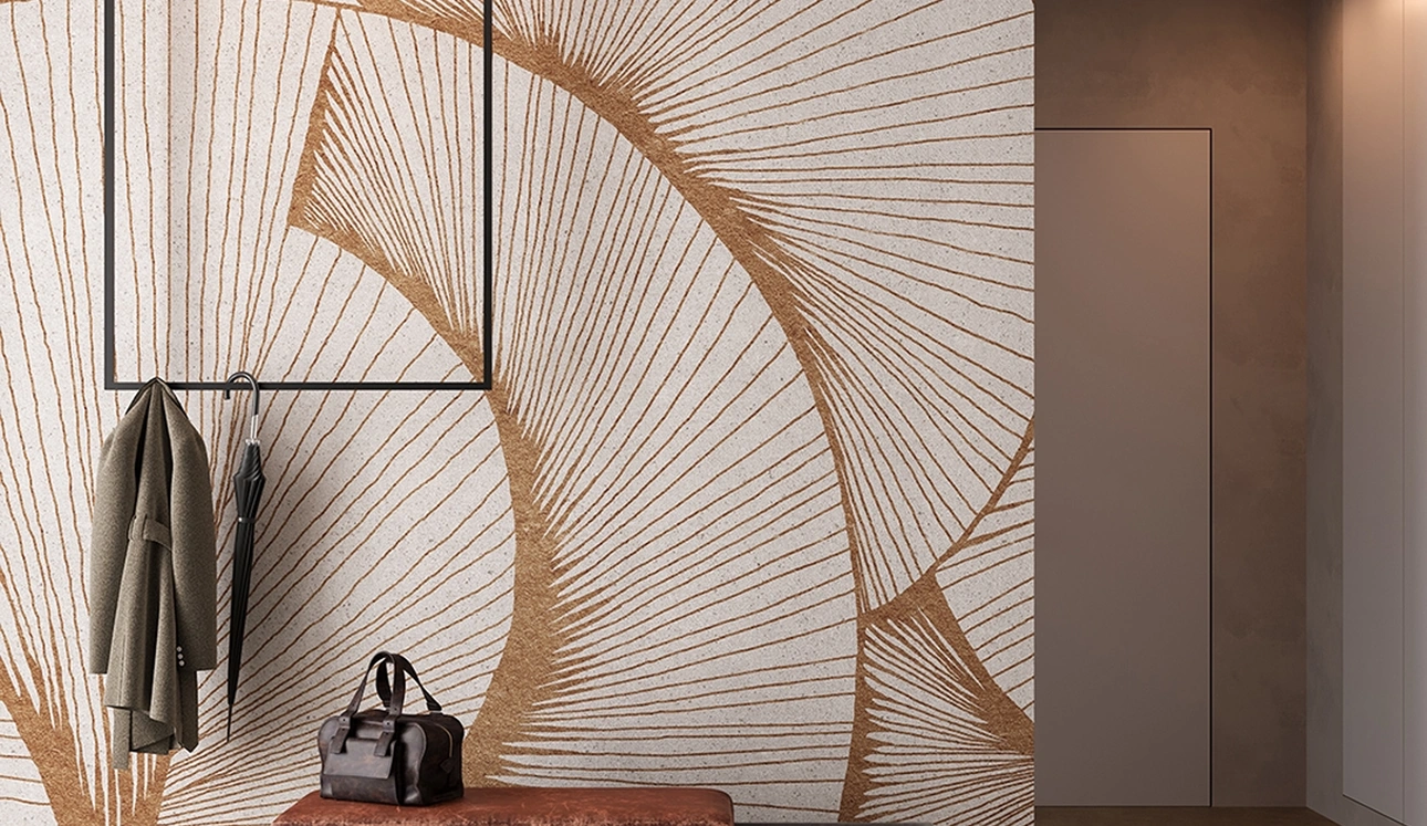 Carta da parati Zephyr di Inkiostro Bianco