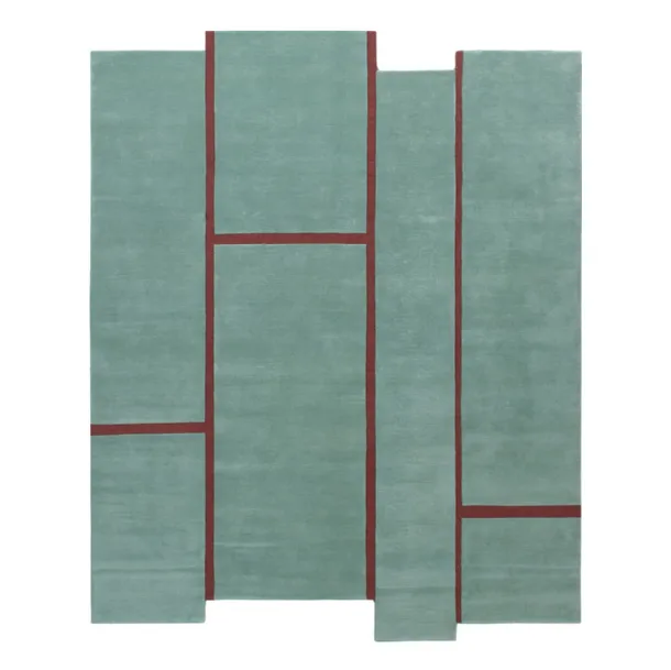 Tappeto Campiture Light Mint Purple di Amini