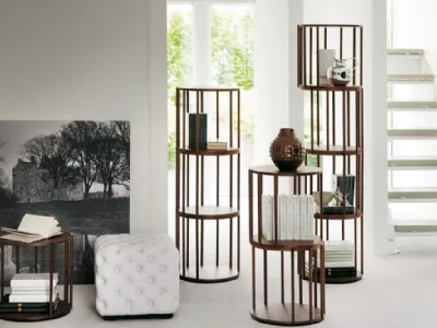 Contenitore moderno in legno Cell di Porada