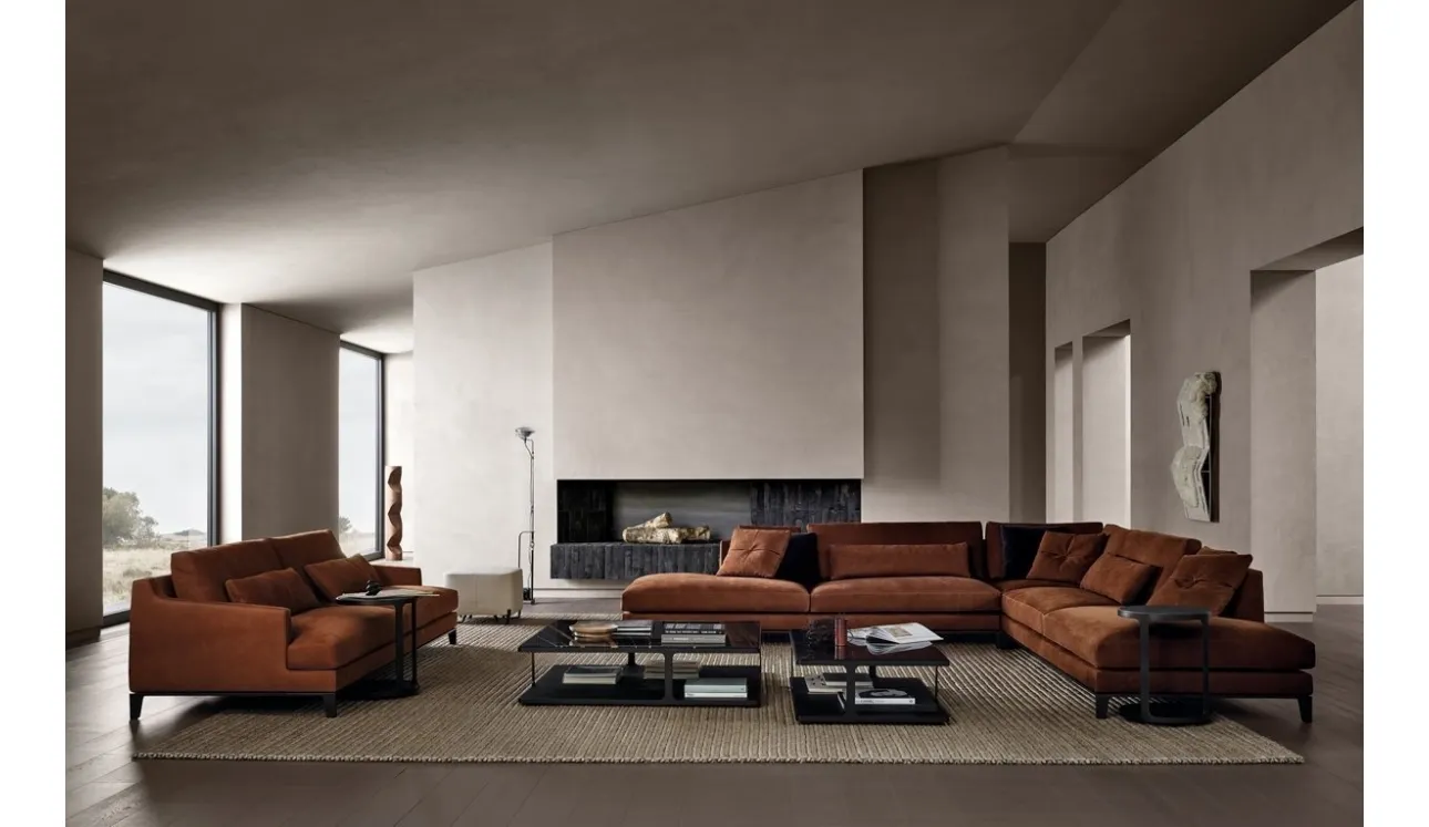 Tavolino Creek con top in marmo di Poliform