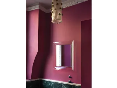 Specchio Francois Ghost con cornice in plexiglas di Kartell
