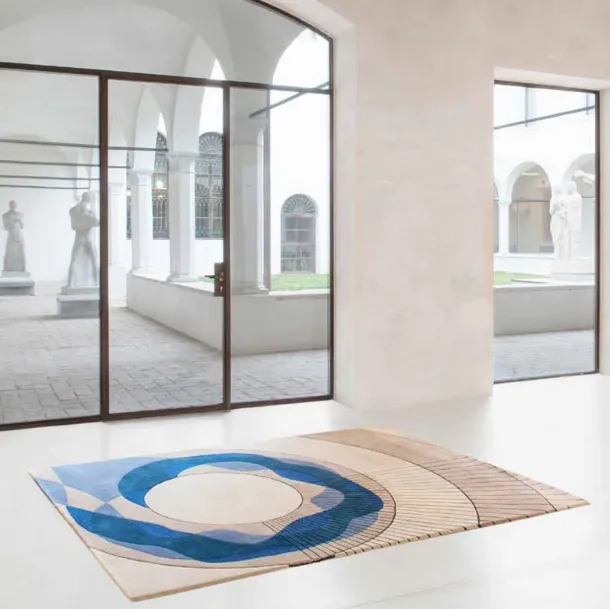 Tappeto con geometrie  astratte Hand Tufted 01 di Cigierre