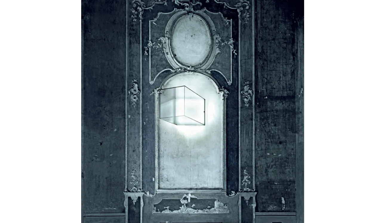 Contenitori a vetrina in cristallo con serratura Heigh Ho di Glas Italia