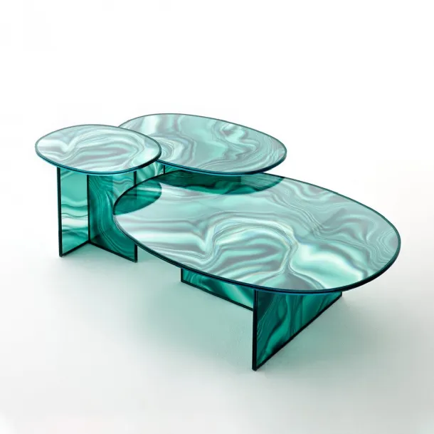Tavolini Liquefy di Glas Italia