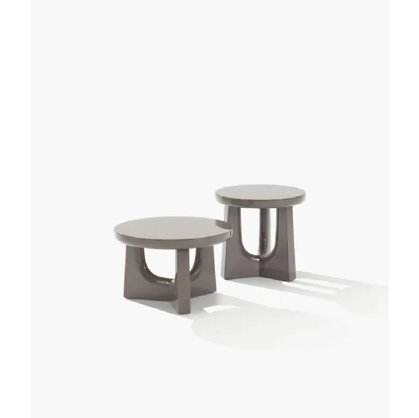 Tavolini Nara in laccato lucido di Poliform