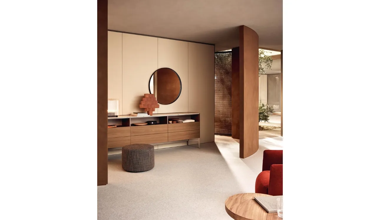Pouf in tessuto New York di Poliform