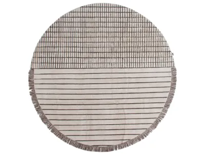 Tappeto RD Grid Berber Ivory di Amini