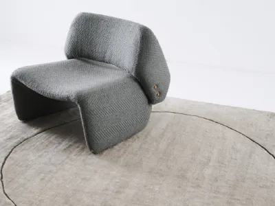 Tappeto Ritagli Vintage Platinum di Amini