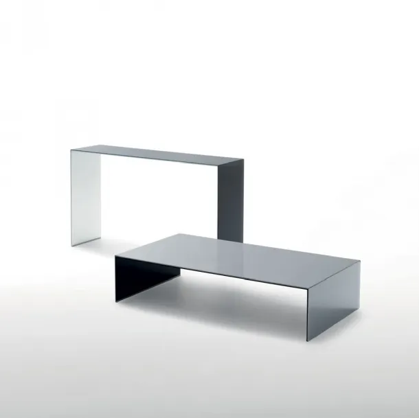 Tavolino e Consolle SiO2 Bridge di Glas Italia