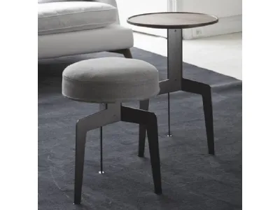 Tavolino 065 066 in legno e metallo in diverse altezze di Vibieffe