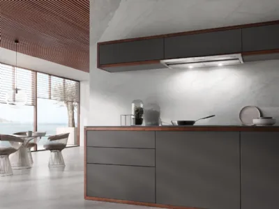 Cappa Aspirante DA3496 piatta con illuminazione Led di Miele