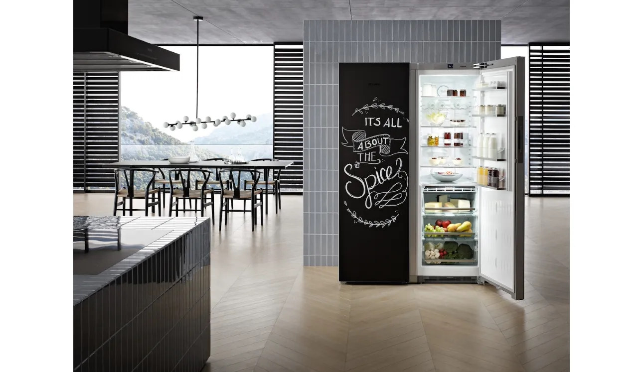 Frigorifero KS28463Dbb da posizionamento libero in Blackboard edition di Miele