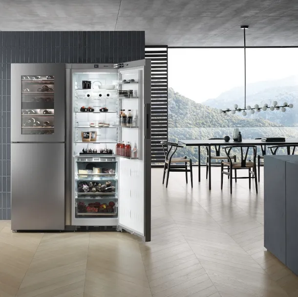 Frigo Congelatore KWNS28462E posizionamento libero con Ice Maker di Miele