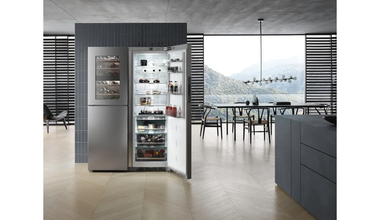 Frigo Congelatore KWNS28462E posizionamento libero con Ice Maker di Miele