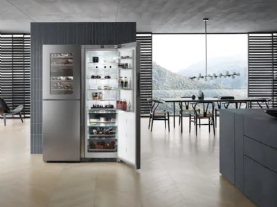 Frigo Congelatore KWNS28462E posizionamento libero con Ice Maker di Miele