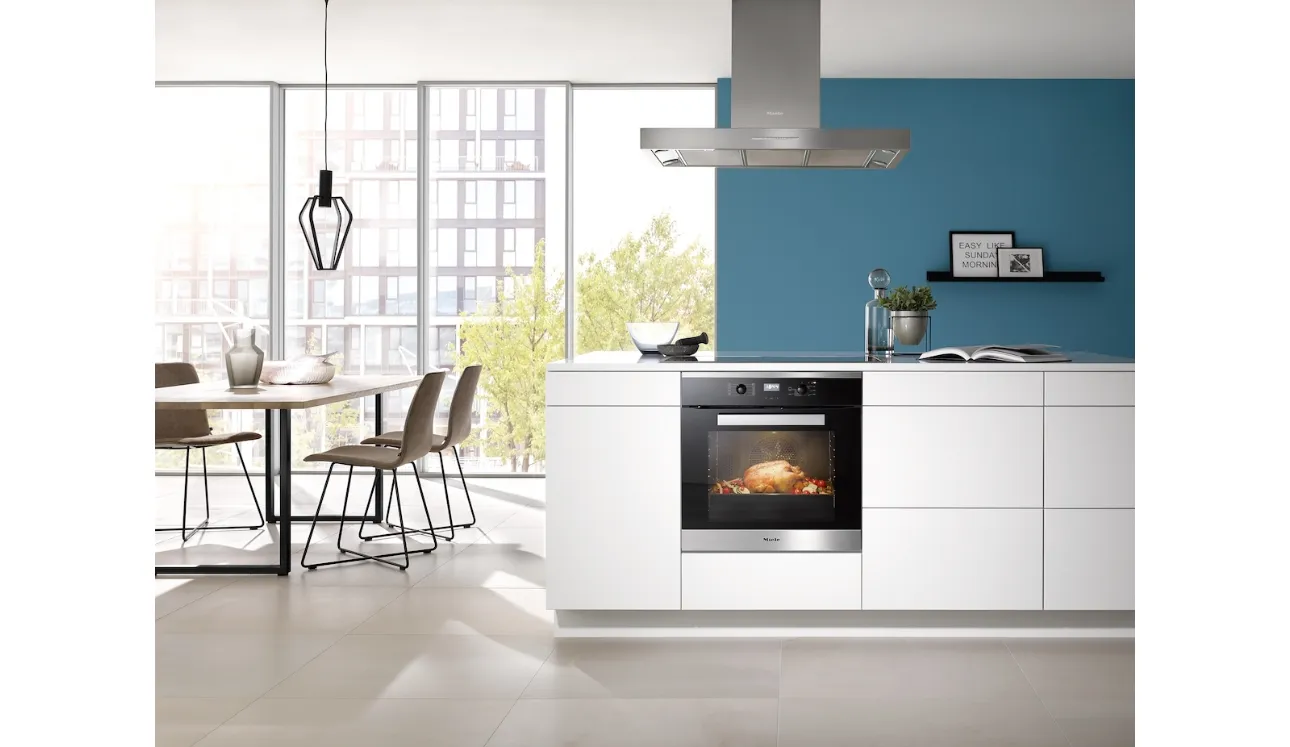 Cappa Aspirante PUR98D ad Isola con illuminazione Led a risparmio energetico di Miele