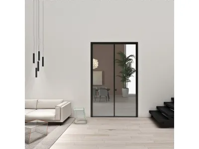 Porta per interni Aladin Double Swing Frame di Glas Italia