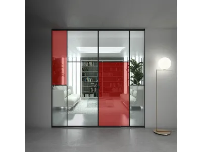 Porta per interni Sherazade Pocket Patchwork di Glas Italia