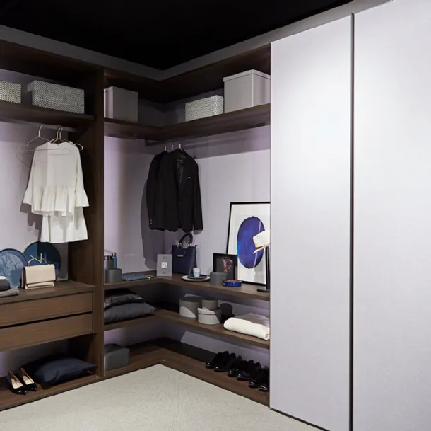 Cabina Armadio in melaminico e laccato personalizzabile Closet di Erba