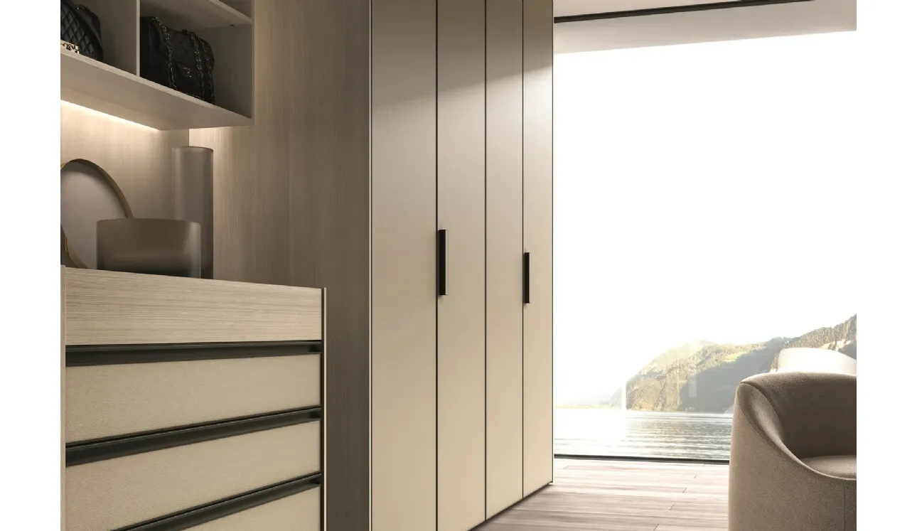 Armadio Coverrivestito in similpelle Erba