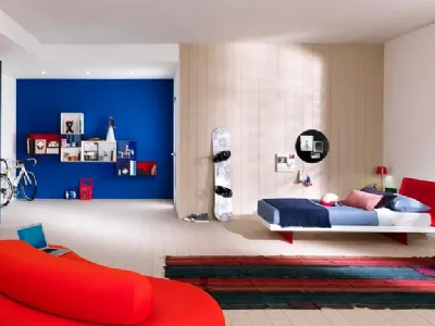 Cameretta di design Kubika Red&Blue di Sangiorgio
