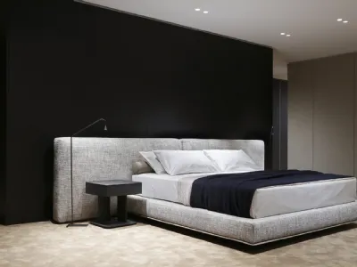 Comodino Brera in olmo nero di Poliform