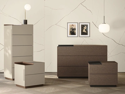 Gruppo Notte City in legno o laccato opaco di Morassutti