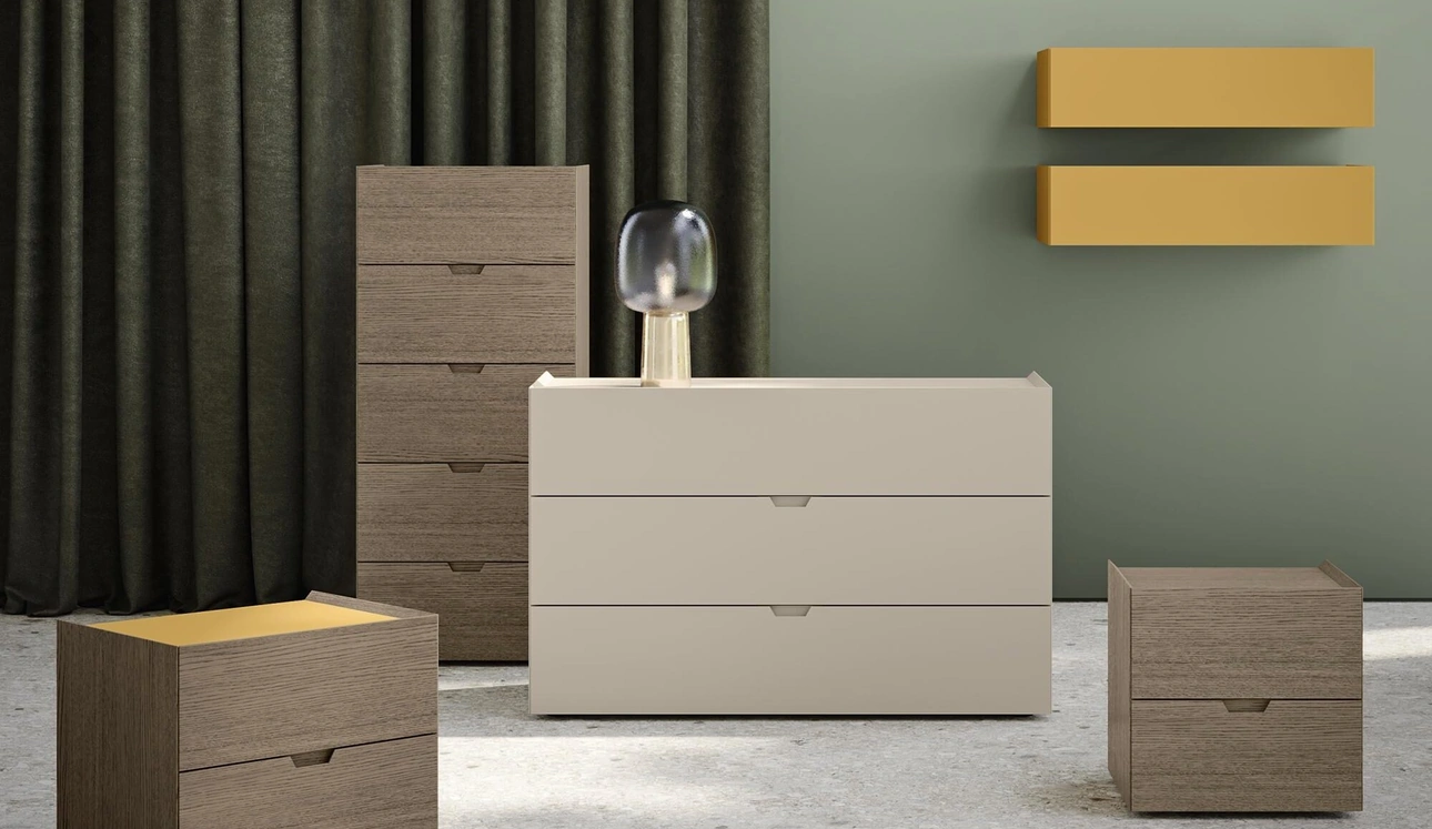 Gruppo Notte Net in legno o laccato di Morassutti