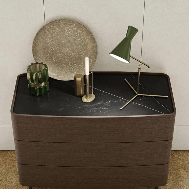 Comò Oliver in rovere di Morassutti