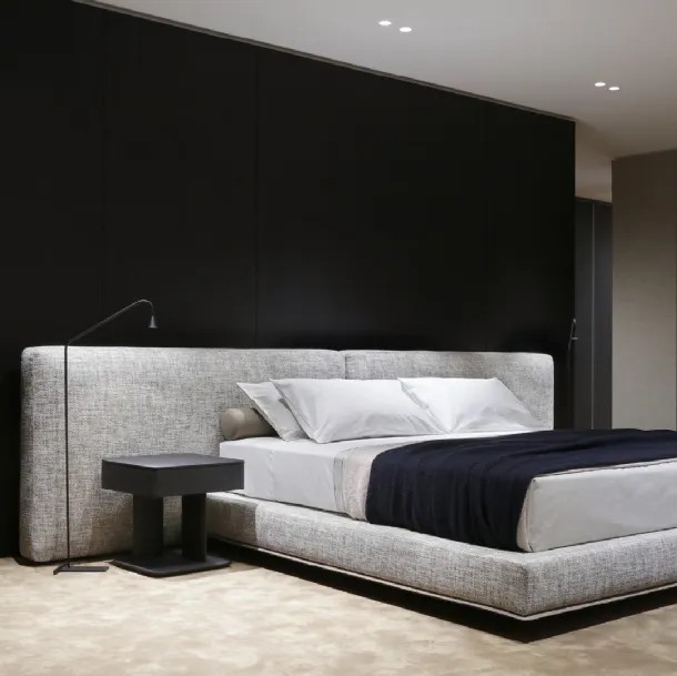 Letto imbottito Brera di Poliform