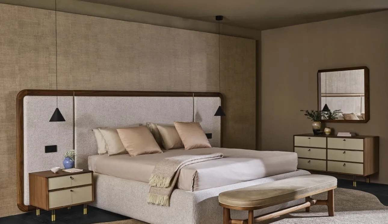 Letto matrimoniale Killian di Porada