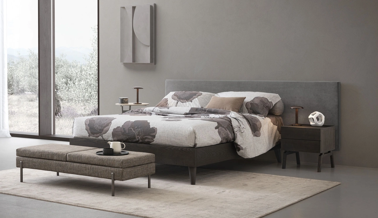 Letto imbottito Kelly Tessile di Oggioni