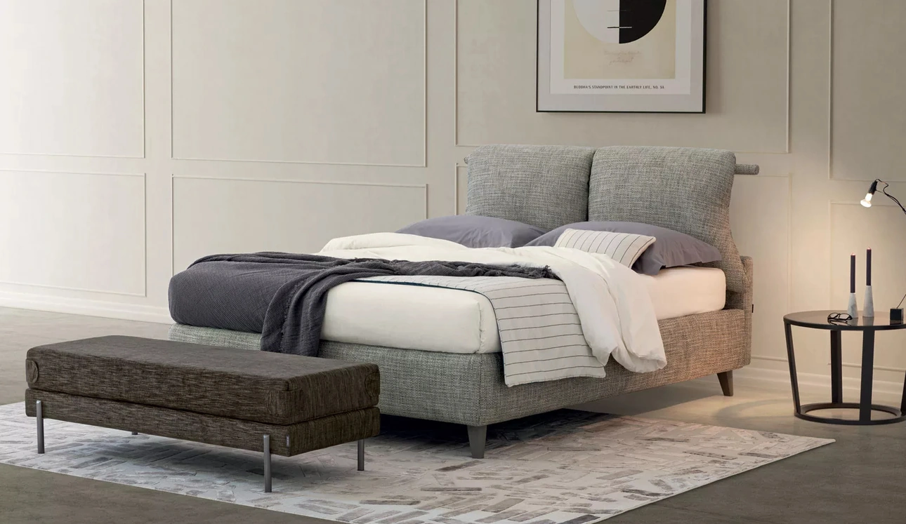 Letto in tessuto Pug con box contenitore di Oggioni