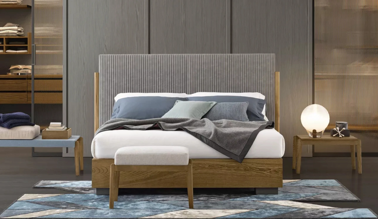 Letto con contenitore Promenade di Oggioni